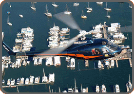 Helicopter above Marina Mirage
